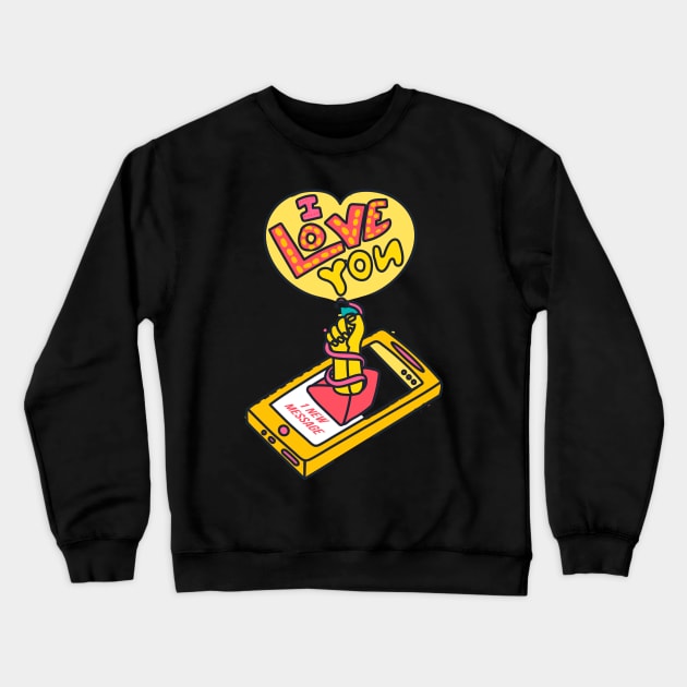 I Love You Momy Crewneck Sweatshirt by busines_night